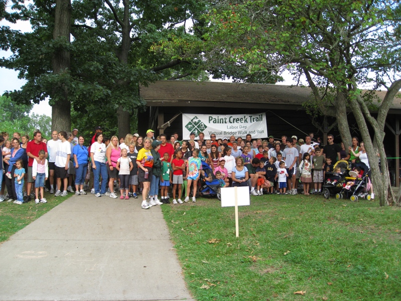 Labor Day Bridge Walk participants